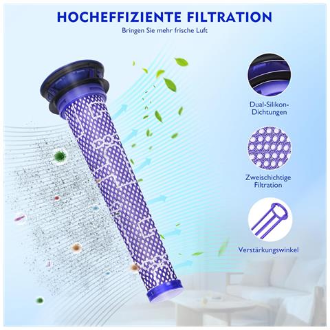 Contenitore Per Contenitore Della Polvere Dyson V8 Con Sostituzione Del Filtro - Foto 7