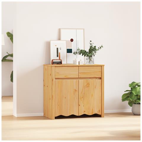 "Sideboard  ""DRAMMEN"" 79x43x75,5 cm Legno Massello di Pino" - Foto 2