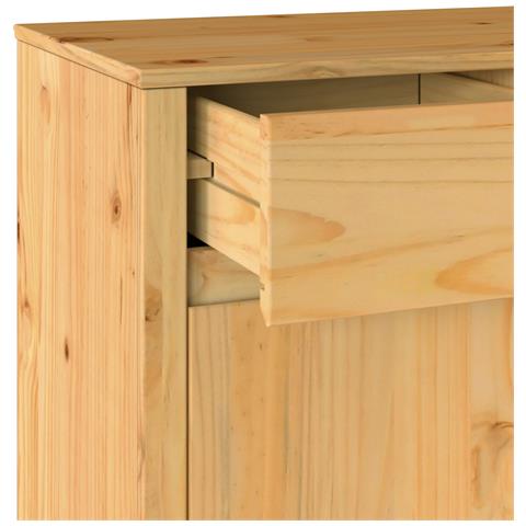 "Sideboard  ""DRAMMEN"" 79x43x75,5 cm Legno Massello di Pino" - Foto 9