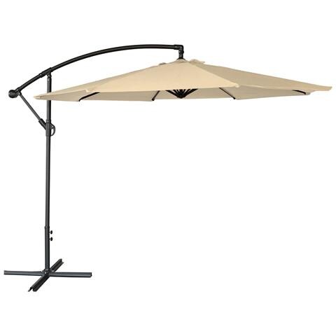 Ombrello Offset Oahu, Rotondo, Diametro 3,50 M, Beige - Foto 1