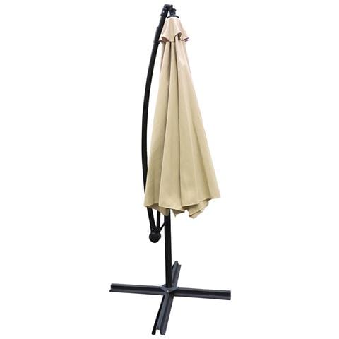 Ombrello Offset Oahu, Rotondo, Diametro 3,50 M, Beige - Foto 4