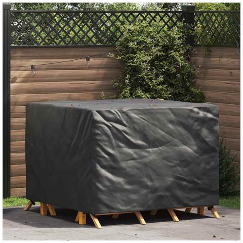 Copertura per mobili da esterno 135 x 135 x 90 cm Tessuto 420D - Foto 2