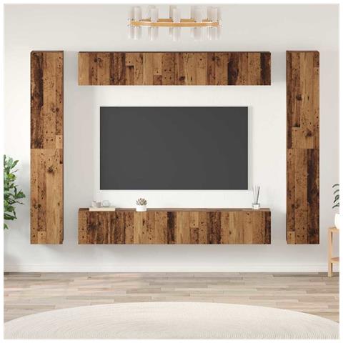 Set mobile TV 10 pcs Legno vecchio 30.5 x 30 x 90 cm - Foto 2