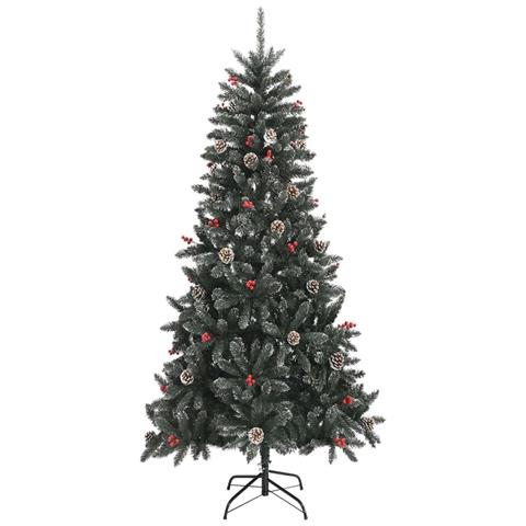Lusso Casadino -  Albero Di Natale Artificiale Con Base Verde 240 Cm Pvc - Foto 1