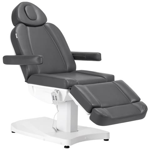 Poltrona cosmetica elettrica 803D 3 motori grigia - Foto 2
