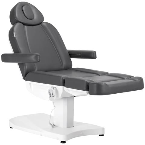 Poltrona cosmetica elettrica 803D 3 motori grigia - Foto 4