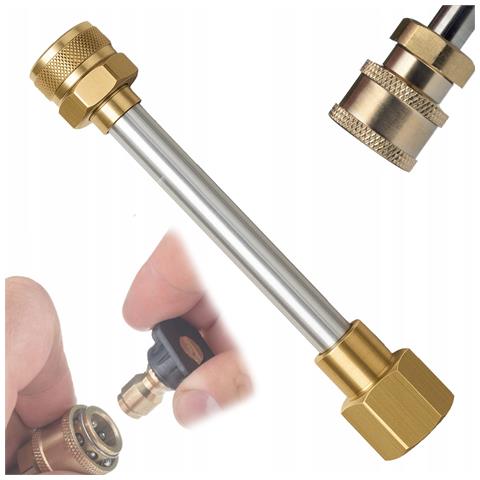 Prolunga Femmina Qrc-easylock Tr22f - Compatibile Con Kärcher Easy!lock | Ottone E Acciaio | Per Schiumogeni E Lance Alta Pressione - Foto 1