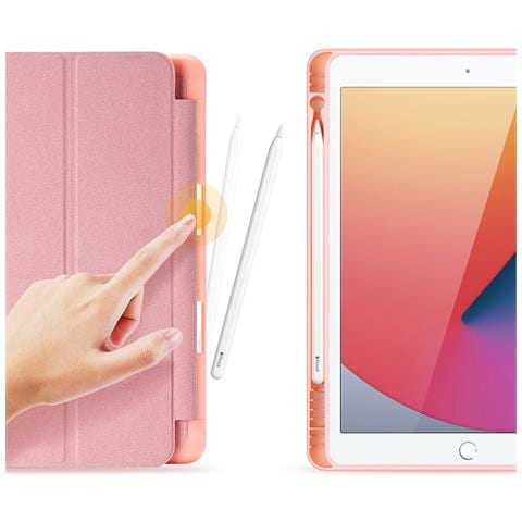 Cover per iPad 10.2 (2021) / (2020) / (2019) - Pelle /PU, Oro Rosa - Foto 2