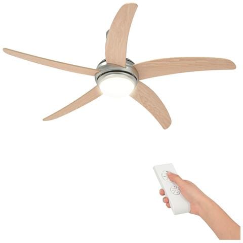 Ventilatore da soffitto con luce Ø 130 cm Sonoma - Foto 1