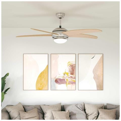 Ventilatore da soffitto con luce Ø 130 cm Sonoma - Foto 2
