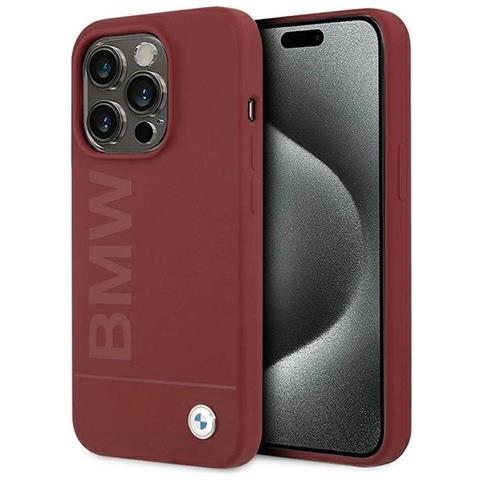 Custodia In Silicone Magsafe Bmw Con Grande Logo Per Iphone 15 Pro - Rossa - Foto 1