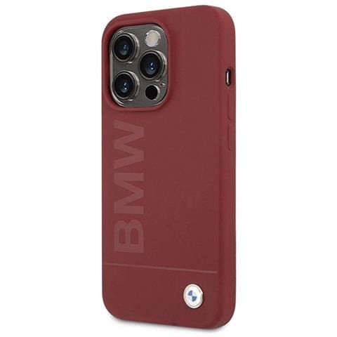 Custodia In Silicone Magsafe Bmw Con Grande Logo Per Iphone 15 Pro - Rossa - Foto 2