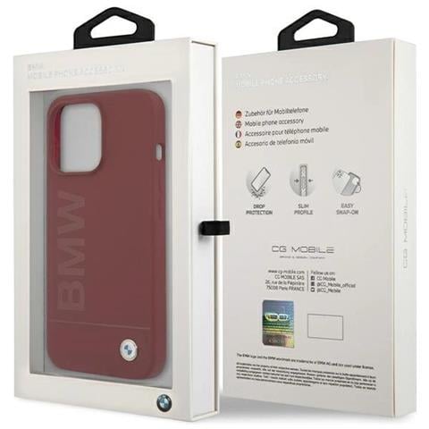 Custodia In Silicone Magsafe Bmw Con Grande Logo Per Iphone 15 Pro - Rossa - Foto 7