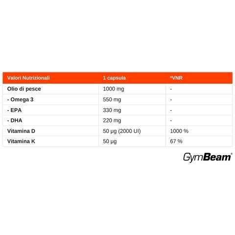 Omega 3 con vitamine D3 K2 capsule - Foto 2