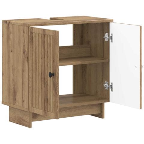Armadio per Lavabo da Bagno EDE Rovere Artigianale - Foto 2