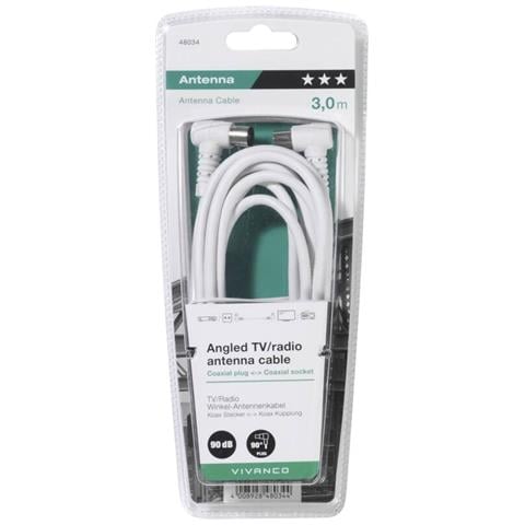 VVANCABMF30090W cavo coassiale 3 m Bianco - Foto 2