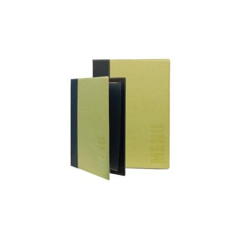 porta menu' a5-18x25cm verde trendy con 1 inserto doppio - Foto 1