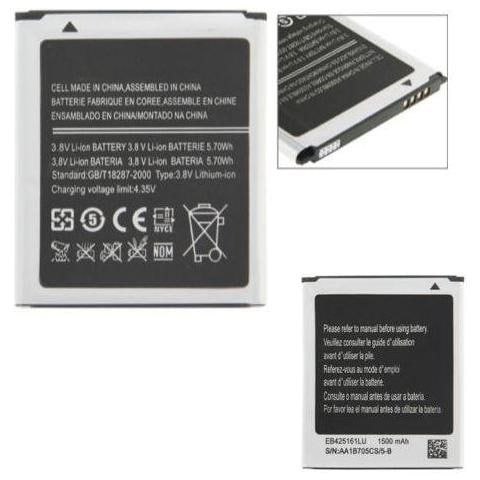 Batteria ricambio sostituzione 1500 mAh Samsung Galaxy S3 Mini i8190 - Foto 1