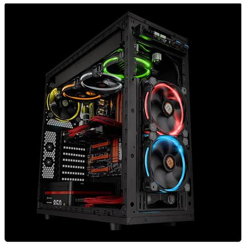 Ventola di Raffreddamento Riing RGB 140 mm - Confezione da 3 pezzi - Foto 6