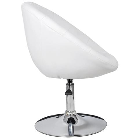 Sgabello da Bar Bianco in Similpelle - Foto 2