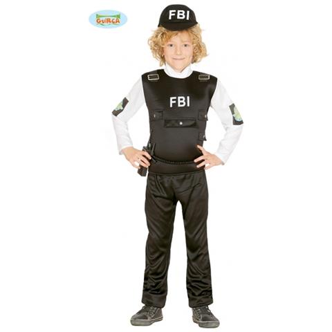 Costume Da Agente F. b. i. Bambini 108/116 Cm - Foto 1