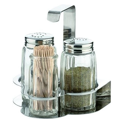 Set Sale E Pepe Con Porta Stuzzicadenti - Art. 654022 - 'classic - Foto 2