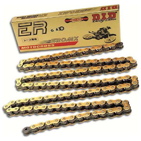 533131121 D. i. d. Catena Trasmissione Did 520mx Oro / nero Gold / black M 112 Clip - Foto 1