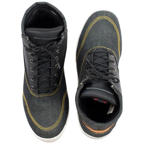 Stivali Scarpe Omologati Ce Moto Motociclismo Protezione Strada Sneaker Nero 43 - Foto 5