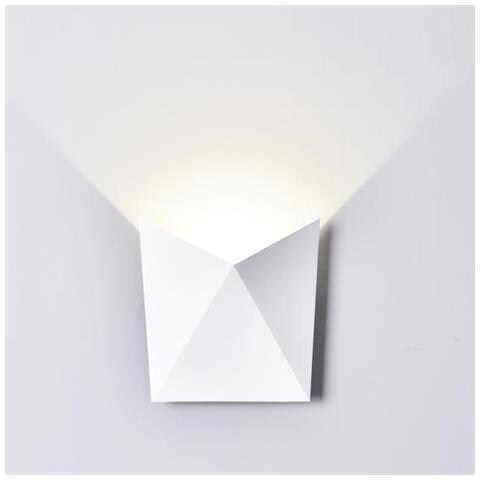 V-tac Vt-825 Lampada Led Cob 5w Da Parete Alluminio Bianco Wall Light Bianco Naturale 4000k Ip65 - Sku 8281 - Foto 1