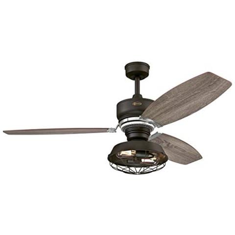 Welford Ceiling Fan, Weathered Bronze, 137 Cm - Foto 1