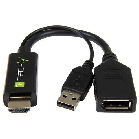 Adattatore Video Convertitore Da Hdmi A Displayport Hdmi-dp12a6 - Foto 1