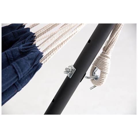 Copacabana Amaca Con Supporto Di 2,6 M Con Tela Blu - Foto 12