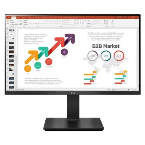 Monitor 23.8" LED IPS 24BP45SP-B 1920x1080 Full HD - Foto 1