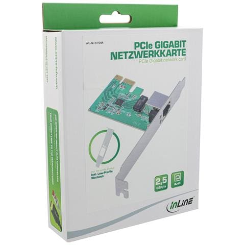 Scheda di rete Gigabit, 1x RJ45 2.5Gb /s, PCIe x1, incl. LP - Foto 2