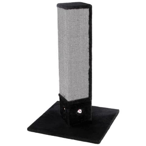 Palo Tiragraffi Per Gatti 4-corner 80 Cm Nero - Foto 1