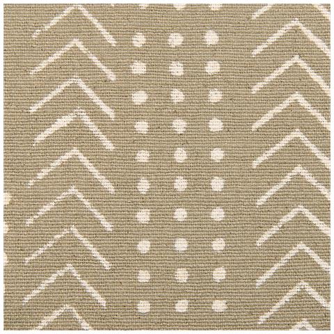 Cuscino Decorativo Senecio Cotone 45 X 45 Cm Geometrico Stampa A Blocchi Beige - Foto 2