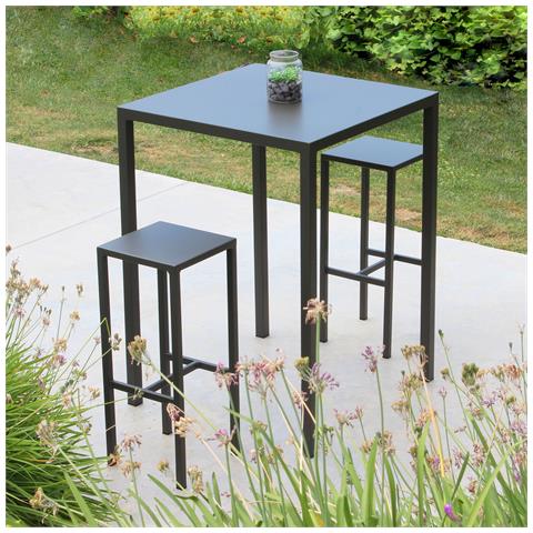 Atla - Sgabello In Metallo Alto - Foto 3