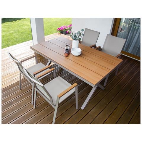 Set Da Pranzo Metallo Grigio Tiano - Foto 1
