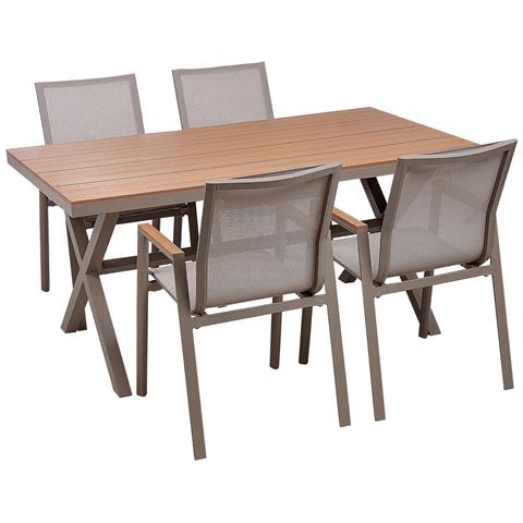 Set Da Pranzo Metallo Grigio Tiano - Foto 2