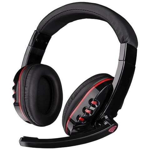 H12 Auricolare Cablato A Padiglione Giocare Nero, Rosso - Foto 1