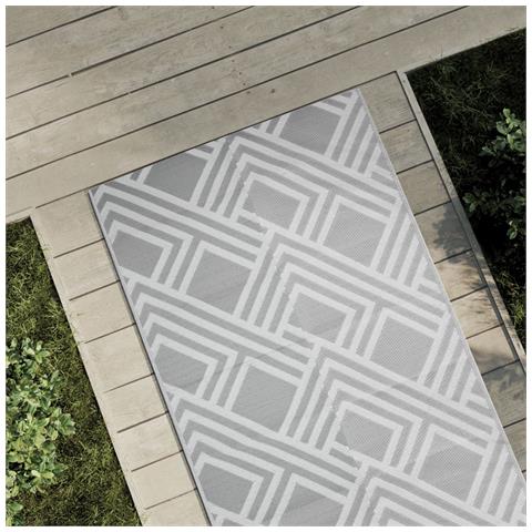 Tappeto Da Esterni Grigio 80x150 Cm In Pp - Foto 1