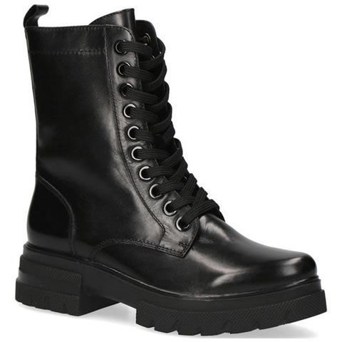 Black Casual Closed Booties Stivaletti Pelle Scarpe Donna Nero Eu 37, 9-25216-29-022 - Foto 2