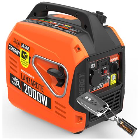 Generatore Inverter Insonorizzato Genergy Lanzarote Iii 2000w Avviamento Elettrico/telecomando -gruppi Elettrogeni - Foto 1