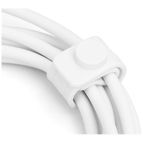 Cavo di collegamento in silicone Lightning, USB-A - Lightning 0,5 m, bianco - Foto 5