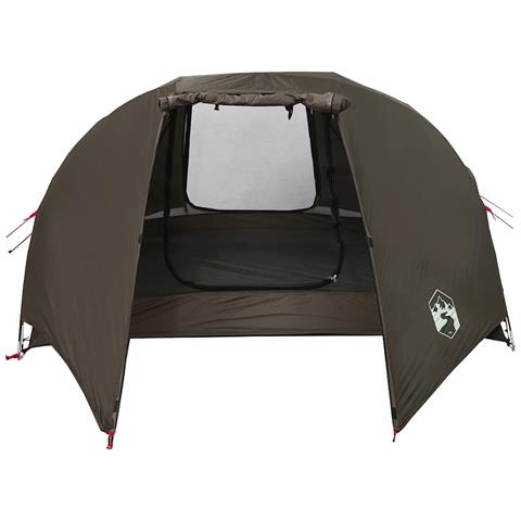 Tenda da Pesca per 5 Persone Marrone Impermeabile - Foto 2