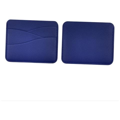 Elegante Porta Carte In Pelle Pu Con 4 Scomparti Blue - Foto 1