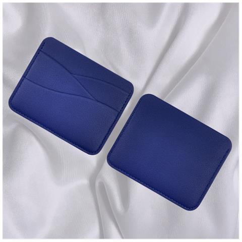 Elegante Porta Carte In Pelle Pu Con 4 Scomparti Blue - Foto 3