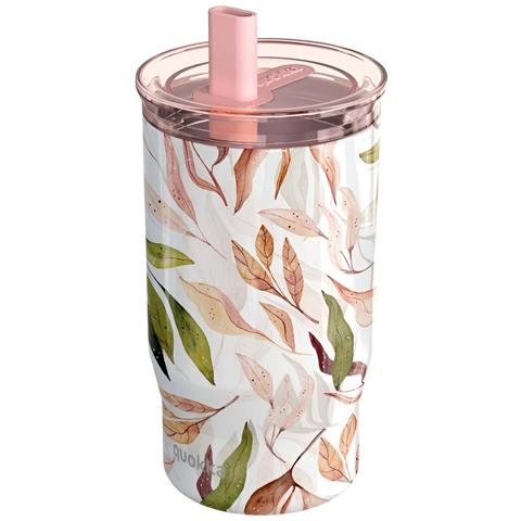 Bottiglia Termica 720ml Modello Mist Con Cannuccia Integrata, Multicolore - Foto 1