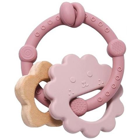 Massaggiagengive Sensoriale Per Neonati Con Impugnatura 3 Pezzi Rosa - Foto 1
