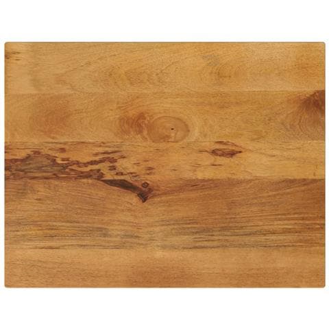 Piano per Tavolo 80x70x3,8 cm Rettangolare Legno Massello Mango - Foto 1